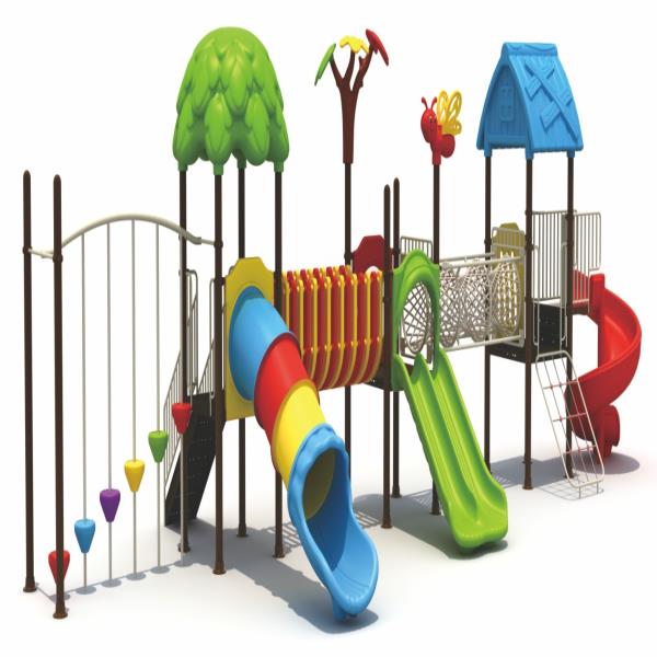 Rainbow toy outdoor all in one play set