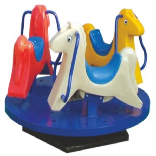 Horse Merry Go Round Garden Playset
