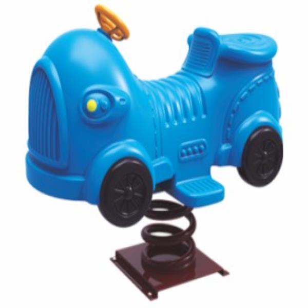 Car shape children ride spring