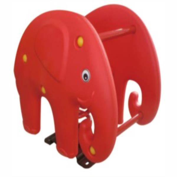 Elephant shape children ride spring