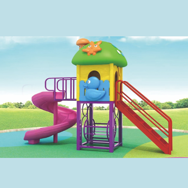 outdoor activity playcentre with slide without swing