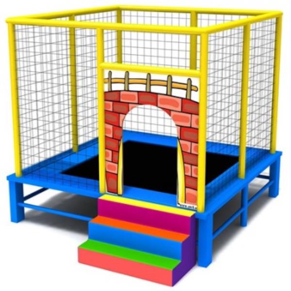 sky zone Trampoline with protective net 