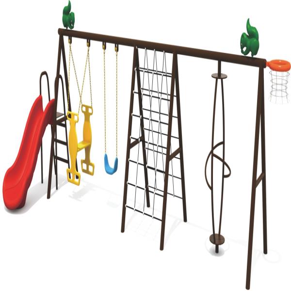 gorilla activity playground w/swings & slide