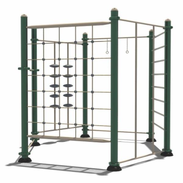 Multi gym obstacles metal playhouse for kids 