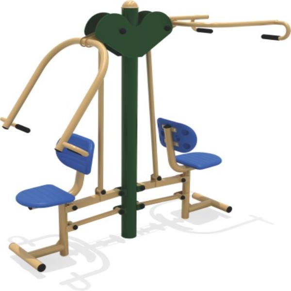 chest press & Pull Down heavy