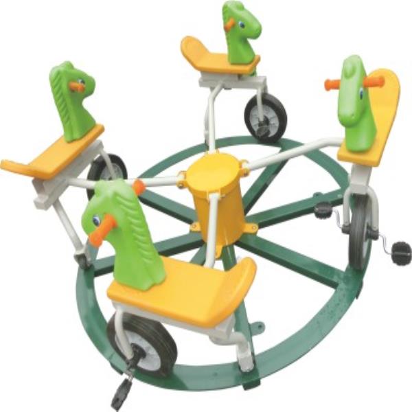 Horse cycle Merry Go Round Garden Playset