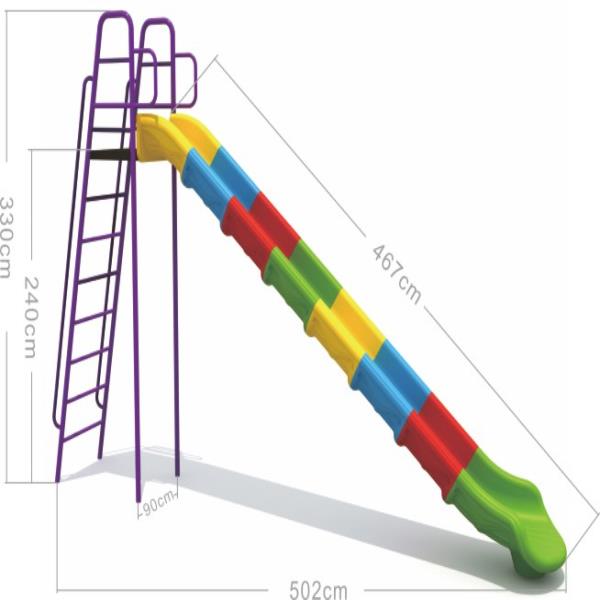 rainbow play slide