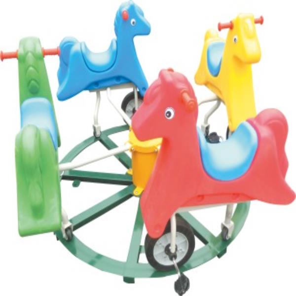 Horse cycle Merry Go Round Garden Playset