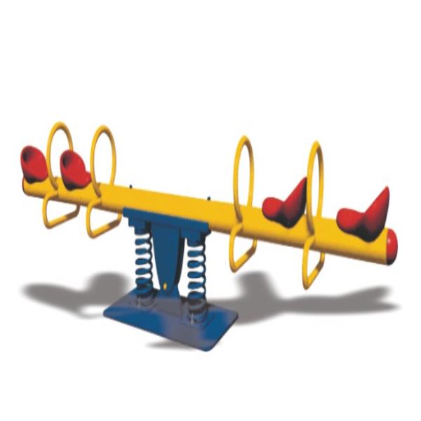 Seesaw spring double seat