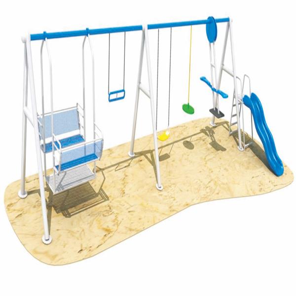 swing set for kids with slide