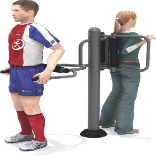 Waist and back massager