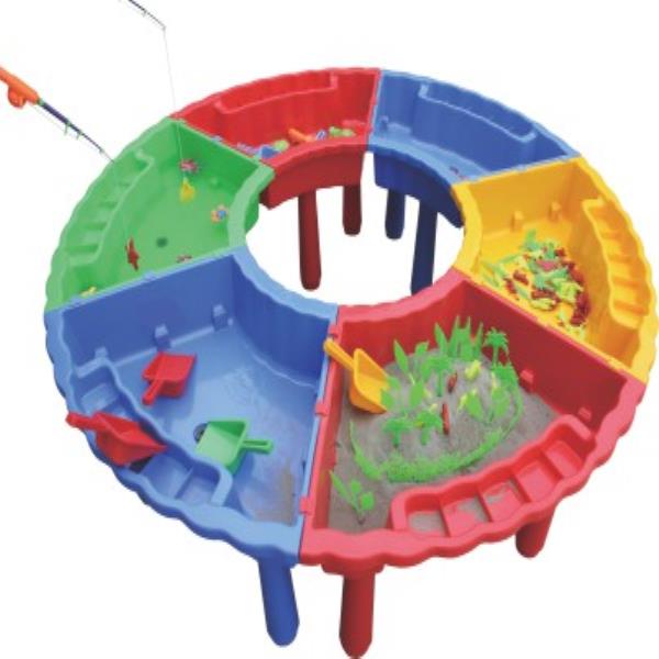 kids sand and water play table