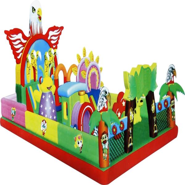 Fun farm jumping castle for kids