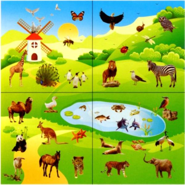 Animal Play Mat Foam For Kids