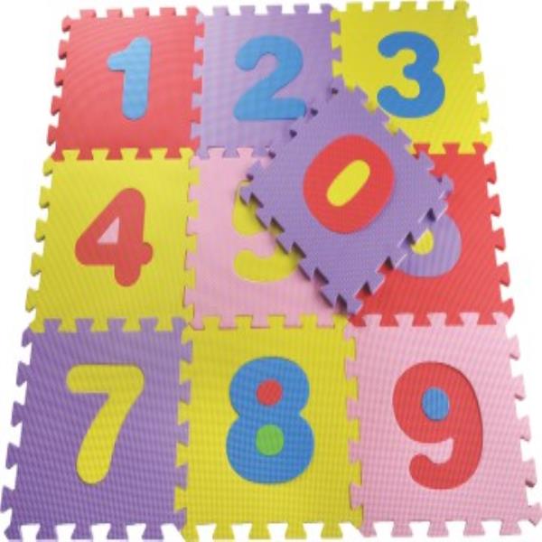 Number rubber flooring Mat