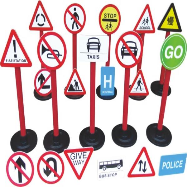 Traffic signs set