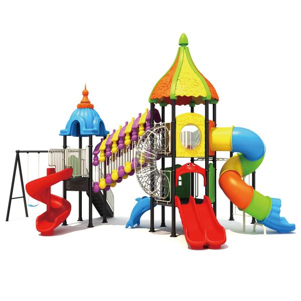 kids outdoor playset swing and slide